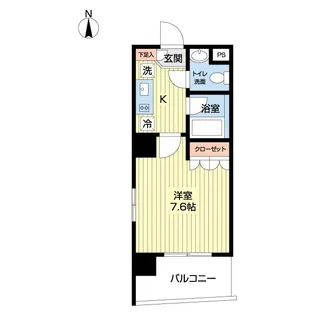 プリムローズ湘南【2階】の間取り