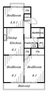 サンカーズ【2階】の間取り