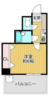 フォルム東住吉【7階】の間取り