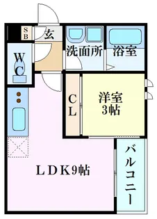 Regalest LF庚午北【2階】の間取り