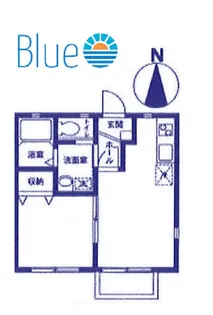 ソレイユ港南【2階】の間取り