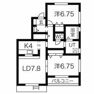 SKY・アークA棟【1階】の間取り