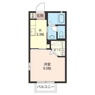 ジュネス ソガ【1階】の間取り