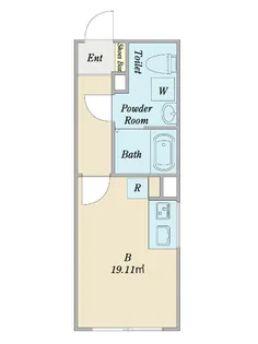 Crecer磯子【3階】の間取り