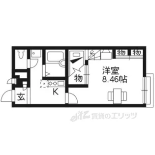 レオパレスTAKEO【1階】の間取り