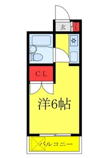 シティフラット25【3階】の間取り