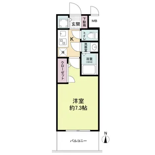 ライジングメゾン新大阪サウス【2階】の間取り