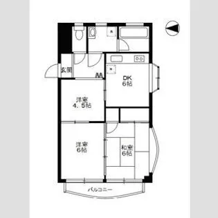 チョコレートヒルズ古河【2階】の間取り