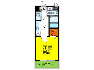 ツルトスコII番館の間取り