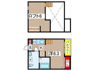 FIRST QUARTER【2階】の間取り