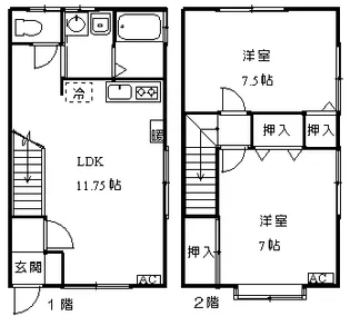 コーポヒロの間取り