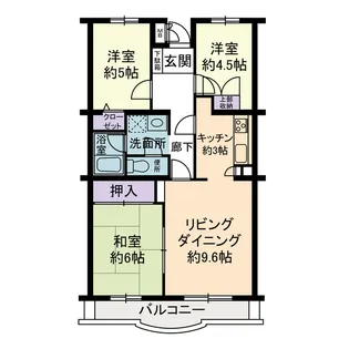 ロイヤルパレス【1階】の間取り