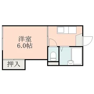 ハイツオークラ【1階】の間取り