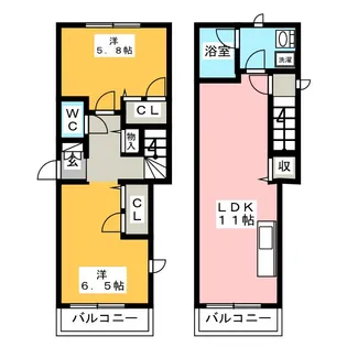 Palazzo翔の間取り