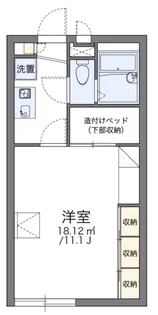 レオパレスラフィネII【1階】の間取り