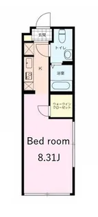 EDIT新宿富久町【4階】の間取り