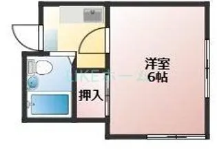 コーポモルフェ【2階】の間取り