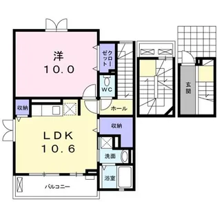 ファヴォリ【3階】の間取り