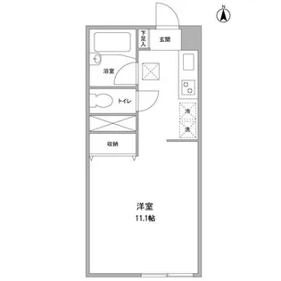 グリーンハウス南池袋【1階】の間取り