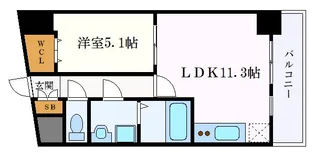 CLAIR HEIWA【6階】の間取り