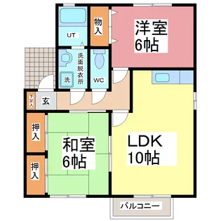 シティパークFK V【1階】の間取り