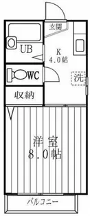 サマックス・ヴェルドミール【1階】の間取り