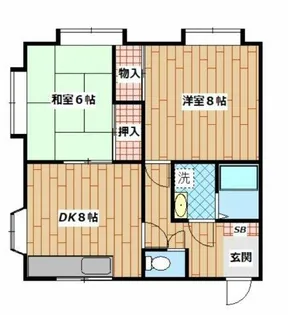 市ヶ尾森ビル弐番館【1階】の間取り