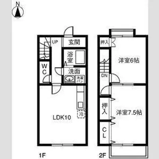 メゾン・ド・フォンテヌの間取り