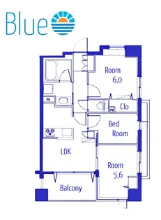 リベルタ港北【2階】の間取り