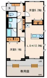 クレイン西日暮里【1階】の間取り