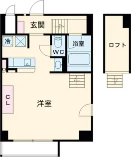 コリドール ベイ【1階】の間取り
