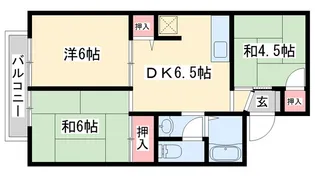 プレジール三木【2階】の間取り