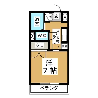 KYハウス【3階】の間取り