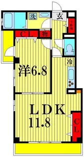 アルティスタII【1階】の間取り
