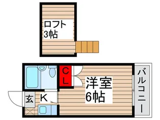 ホワイトヒルズ【2階】の間取り