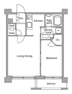レジディア新宿イーストII【9階】の間取り