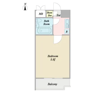 プロシード弘明寺【2階】の間取り