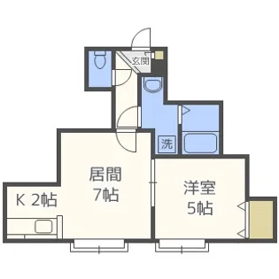 ヴェローチェ【1階】の間取り