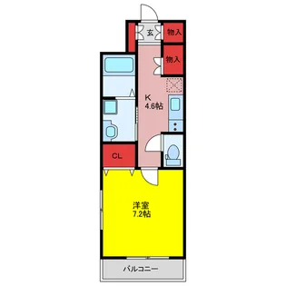 MOTUL26【2階】の間取り