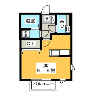 ハイツKANAI【1階】の間取り