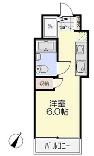 スカイコート戸塚【4階】の間取り