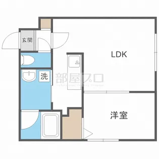 Aster月寒西II【3階】の間取り