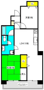 エスポワールあずま【3階】の間取り