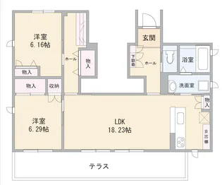 トリニセッテ I【1階】の間取り