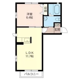 ヴィラ・エクレール【2階】の間取り