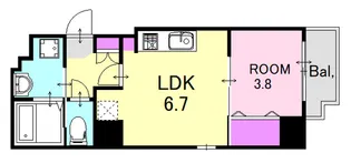 katayamaBLDG25【4階】の間取り