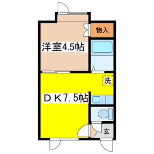 レオーネ芦野【2階】の間取り