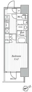 THE PLACE KOMAGOME【7階】の間取り