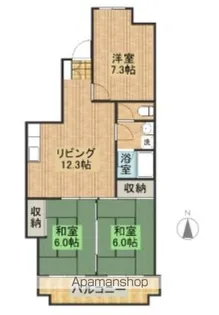 ゆとり204【1階】の間取り