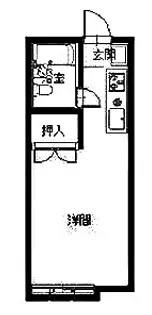 b’CASA水戸赤塚IIre-born【3階】の間取り